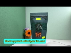 प्रीमियम पन्नी अस्तर खिड़की कस्टम खड़े बैग पैकेजिंग के लिए कैंडी गम खाद्य पैकेजिंग